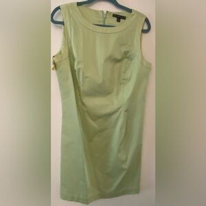 """346"" Brooks Brothers Lime Sleeveless Mini Dress Women's Sz Large